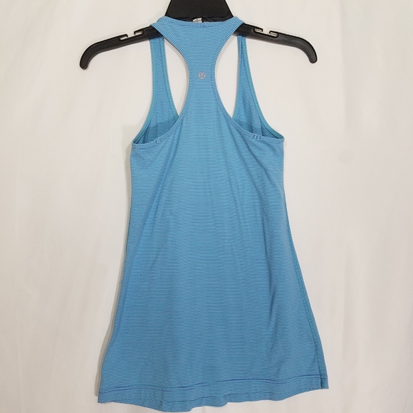 Lululemon Race Back Reversible Stripe Top Size 6 - Picture 4 of 6